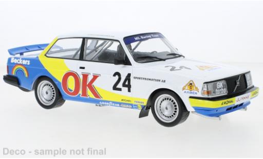 Diecast model cars Volvo 240 Turbo No.24 OK DPM N&Atilde;&frac14;rburgring 1985 1/18 IXO