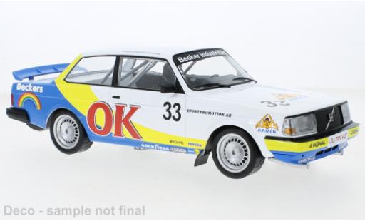 Diecast model cars Volvo 240 Turbo No.33 OK ETCC Zolder 1985 1/18 IXO