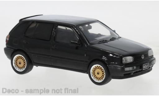Diecast model cars Volkswagen Golf Base III Douane black 1993 1/43 IXO