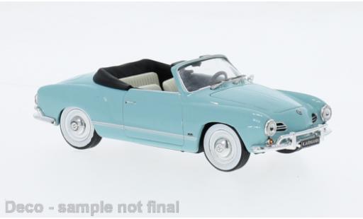 Diecast model cars Volkswagen Karmann Ghia Base Ghia blue 1955 1/43 IXO