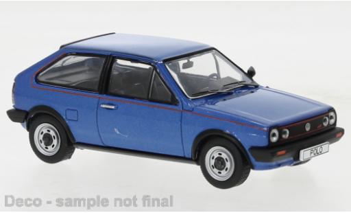 Diecast model cars Volkswagen Polo Coupe GT metallise blue 1985 1/43 IXO