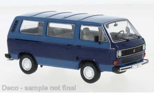 Diecast model cars Volkswagen T3 A blue 1980 1/43 IXO