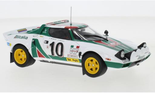 Diecast model cars Lancia Stratos HF No.10 Rally Monte-Carlo 1976 S.Munari/S.Maiga 1/24 IXO