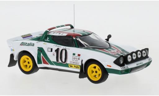 Diecast model cars Lancia Stratos HF No.8 Alitalia Racing Team Alitalia Rally Monte Carlo 1976 R.Pinto/A.Bernacchini 1/43 IXO