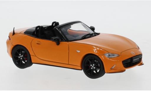 Diecast model cars Mazda MX-5 Base -5 Roadster orange 2019 1/43 IXO