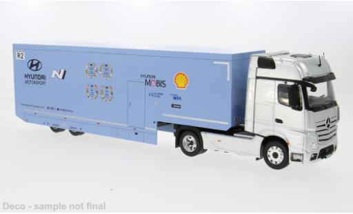 Diecast model cars Mercedes Actros Base (MP4) 2024 Hyundai Motorsport 1/43 IXO