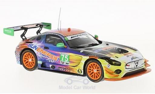 Diecast model cars Mercedes AMG GT GT3 3 No.75 Sun Energy1 Racing 24h Daytona 2017 M.Engel/K.Habul/B.Said/T.Vautier 1/43 IXO