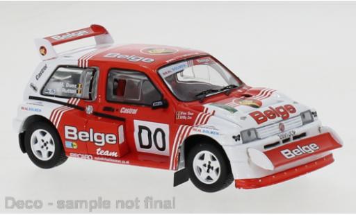 Diecast model cars MG Metro 6R4 RHD Belge Team Legend Boucles de Spa 2014 M.Duez/R.Rutten 1/43 IXO
