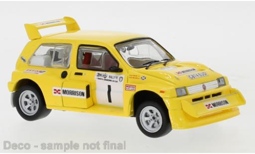 Diecast model cars MG Metro 6R4 RHD No.1 Morrison Scottish Rally Championship 1991 Championship Winner D.Milne/B.Wilson 1/43 IXO