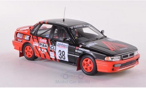 Diecast model cars Mitsubishi Galant VR4 VR-4 No.38 Ralliart Yokohama 1991 1/43 IXO