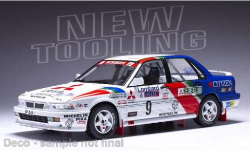 Diecast model cars Mitsubishi Galant VR4 VR-4 No.4 RAC Rally 1990 1/18 IXO