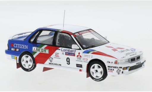 Diecast model cars Mitsubishi Galant VR4 VR-4 No.9 Ralliart Europe RAC Rally 1990 K.Eriksson/S.Parmander 1/43 IXO
