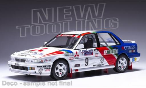 Diecast model cars Mitsubishi Galant VR4 VR-4 No.9 RAC Rally 1990 1/18 IXO