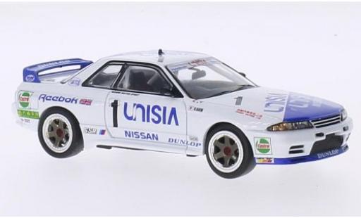 Diecast model cars Nissan Skyline R32 GT-R RHD No.1 Unisia Macau Guia Race 1991 M.Hasemi 1/43 IXO
