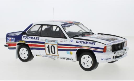 Diecast model cars Opel Ascona B 400 B No.10 Rally Acropolis 1982 J.McRae/I.Grindrod 1/18 IXO
