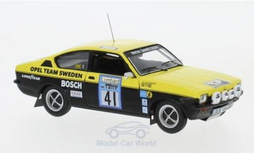 Diecast model cars Opel Kadett C GT C /E No.41 Team Sweden Rally WM RAC Rally 1976 B.Danielsson/U.Sundberg 1/43 IXO