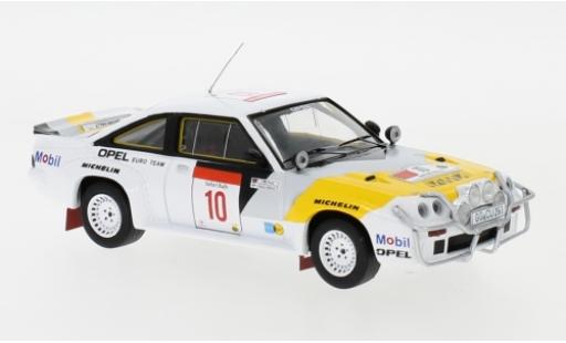 Diecast model cars Opel Manta 400 No.10 Euro Team Rally WM Safari Rally 1984 R.Aaltonen/L.Drews 1/43 IXO