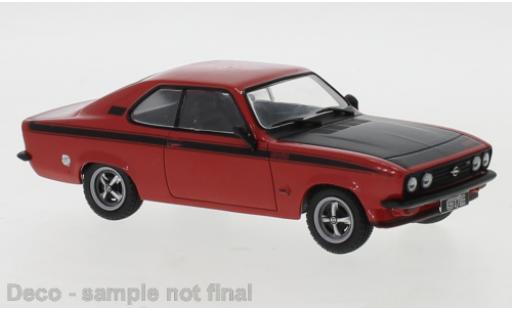 Diecast model cars Opel Manta A Turbo red/matt-black 1973 1/43 IXO