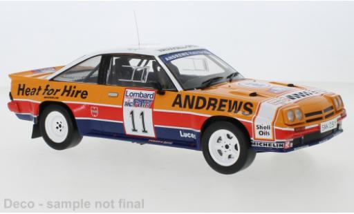 Diecast model cars Opel Manta B 400 B No.11 RAC Rally 1985 R.Brookes/M.Broad 1/18 IXO