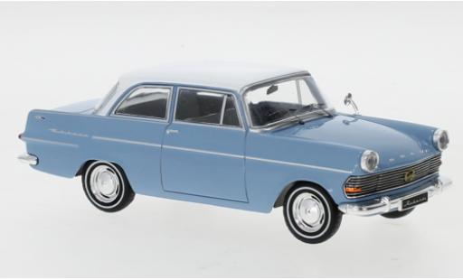 Diecast model cars Opel Rekord P2 blue/white 1961 1/43 IXO