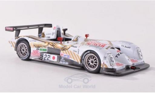 Diecast model cars Panoz LMP-1 Roadster S Roadster S No.22 TV Asahi Team 24h Le Mans 2000 K.Tsuchiya/M.Kondo/A.Lida 1/43 IXO
