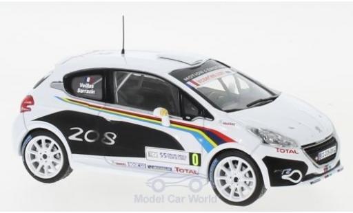 Diecast model cars Peugeot 208 R2 WRC WRC Tour de Corse 2012 S.Sarrazin/B.Veillas 1/43 IXO