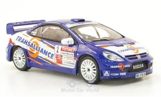 Diecast model cars Peugeot 307 WRC No.2 Transalliance Rally Cevennes 2007 P.Henry/M.Lombard 1/43 IXO
