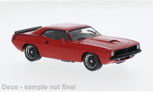 Diecast model cars Plymouth Barracuda 1970 red 1/43 IXO