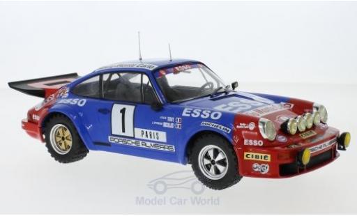 Diecast model cars Porsche 911 RS Carrera Gr.4 No.1 Almeras Esso Rally WM Rally Monte Carlo 1979 J.P.Nicolas/J.Todt 1/18 IXO