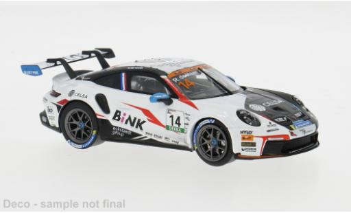 Diecast model cars Porsche 911 GT3 Cup Cup Oschersleben 2024 #14 1/43 IXO