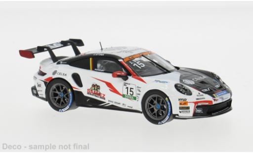 Diecast model cars Porsche 911 GT3 Cup Cup Oschersleben 2024 #15 1/43 IXO