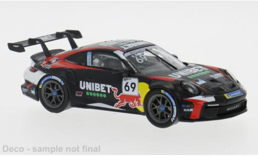 Diecast model cars Porsche 911 GT3 Cup Cup Zolder 2024 #69 1/43 IXO