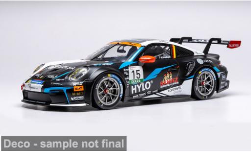 Diecast model cars Porsche 911 GT3 Cup Oschersleben 2024 #15 1/18 IXO
