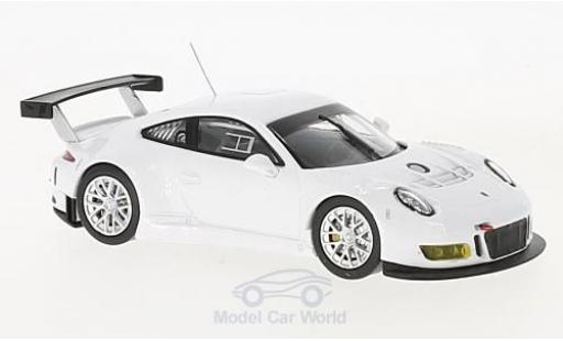 Diecast model cars Porsche 911 SC GT3 R white 1/43 IXO