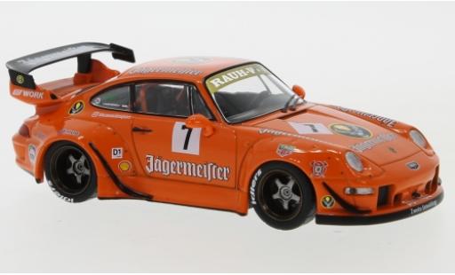 Diecast model cars Porsche 911 RWB J&Atilde;&curren;germeister No.7 RAUH-Welt 1/43 IXO