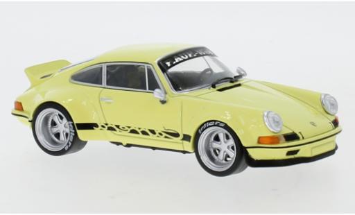 Diecast model cars Porsche 911 RWB yellow 1/43 IXO
