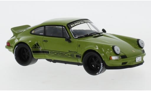 Diecast model cars Porsche 911 RWB oliv 1/43 IXO
