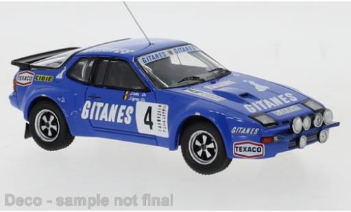 Diecast model cars Porsche 924 Carrera GTS No.4 Gitanes Boucles de Spa 1982 J.Ickx/J.Igrec 1/43 IXO