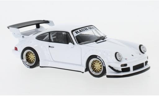 Diecast model cars Porsche 911 RWB white 1/43 IXO