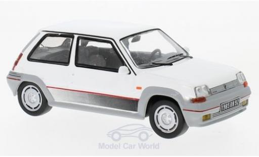 Diecast model cars Renault 5 Turbo GT white 198 1/43 IXO