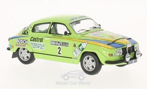 Diecast model cars Saab 96 Rally Sweden V4 No.2 WM 1976 S.Blomqvist/H.Sylvan 1/43 IXO