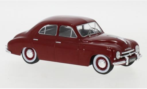 Diecast model cars Skoda 120 Base 0 red 1952 1/43 IXO