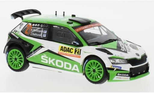 Diecast model cars Skoda Fabia R5 Evo No.21 Rally WM Rally Germany 2019 K.Rovanper&Atilde;&curren;/J.Halttunen 1/43 IXO
