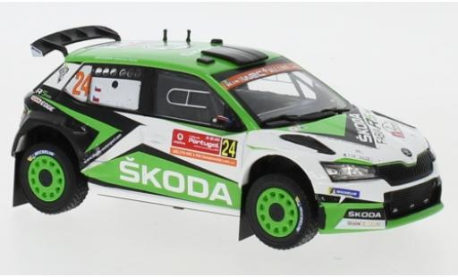 Diecast model cars Skoda Fabia R5 Evo No.24 Rally WM Rally Portugal 2019 J.Kopecky/P.Dresler 1/43 IXO