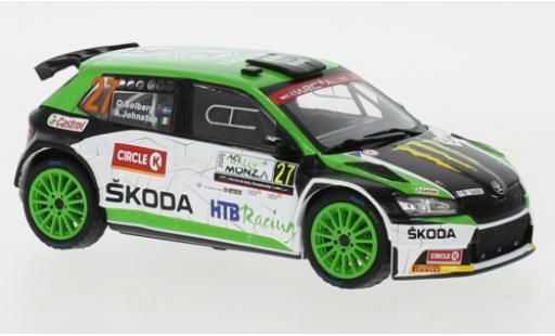 Diecast model cars Skoda Fabia R5 Evo No.27 WRC Rally Monza 2020 O.Solberg/A.Johnston 1/43 IXO