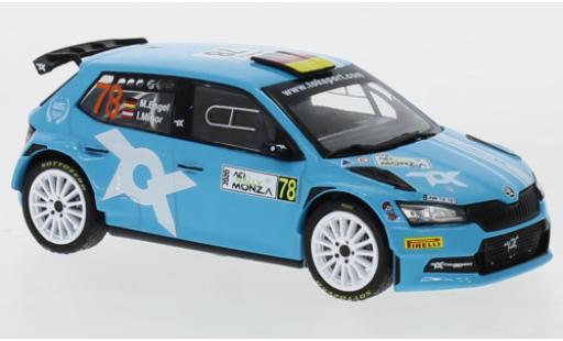 Diecast model cars Skoda Fabia R5 Evo No.78 WRC Rally Monza 2020 M.Engel/I.Minor 1/43 IXO