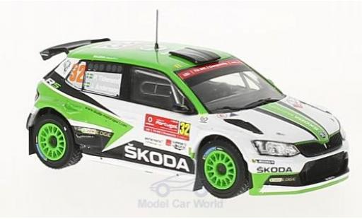 Diecast model cars Skoda Fabia R5 No.32 Motorsport Rally WM Rally Portugal 2017 P.Tidemand/J.Andersson 1/43 IXO