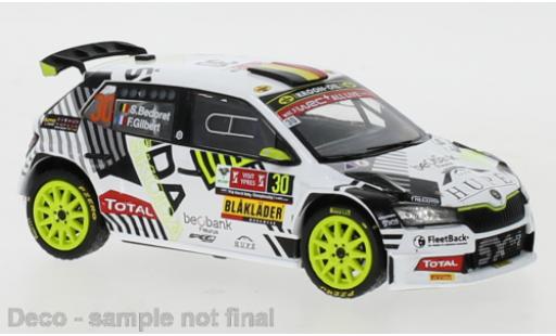 Diecast model cars Skoda Fabia R5 Evo Rally 2 No.30 Belgium Rally Ypres 2021 S.Bedoret/F.Gilbert 1/43 IXO