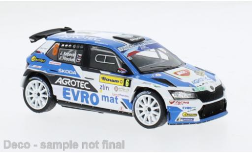 Diecast model cars Skoda Fabia R5 Evo Rally2 No.6 Barum Rally Zlin 2021 1/43 IXO