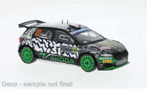 Diecast model cars Skoda Fabia Rally2 No.22 WRC Rally Monte Carlo 2024 1/43 IXO